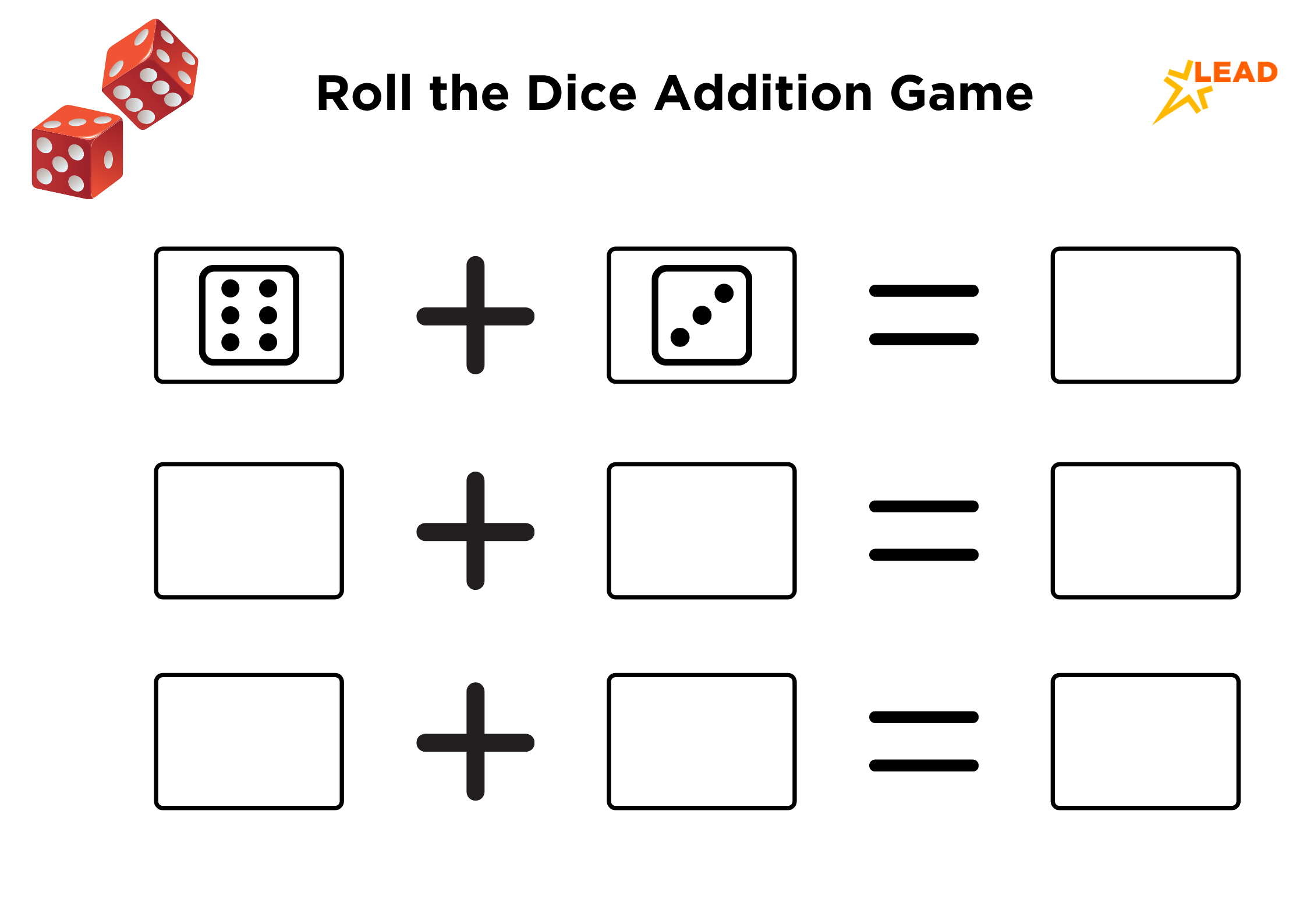 game of dice addition