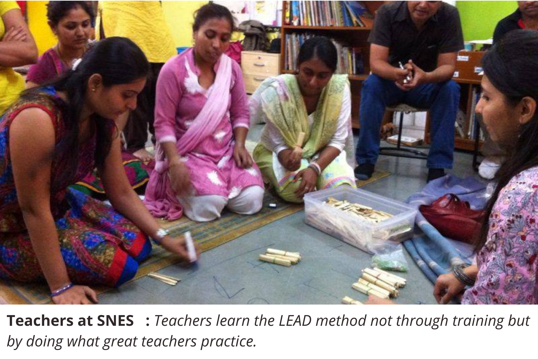 Image 2 _ Teachers learning the LEAD Method